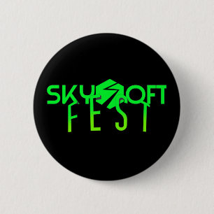 Badge Rond 5 Cm Bouton Fest SkySoft