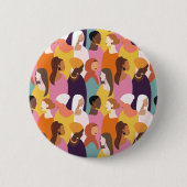 Badge Rond 5 Cm Bouton Fête des mères (Devant)