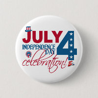 Bouton Fête du 4 JUILLET