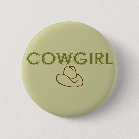 Badge Rond 5 Cm Bouton fille (Devant)