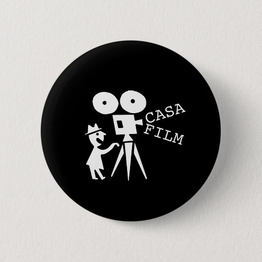 Badge Rond 5 Cm Bouton Film (Devant)