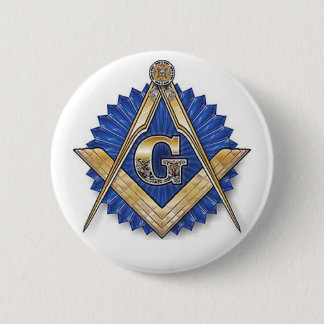 Badge Rond 5 Cm Bouton final de franc-maçon