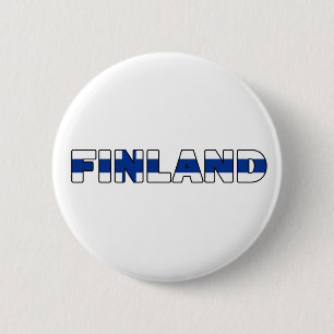 Badge Rond 5 Cm Bouton Finlande