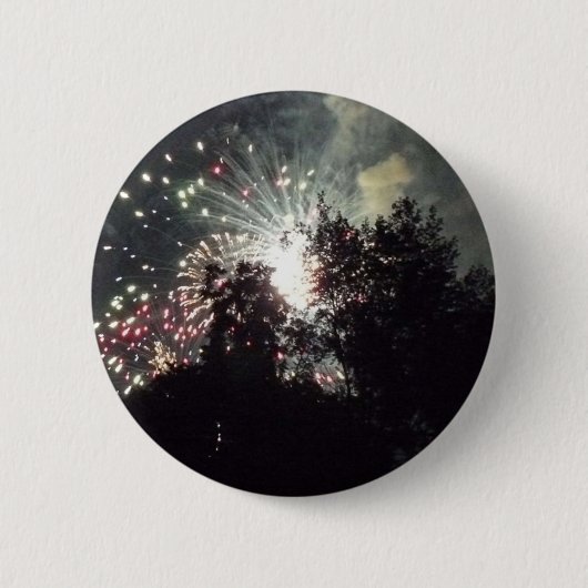 Badge Rond 5 Cm Bouton Fireworks 18 (Devant)