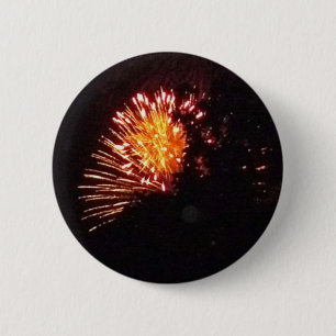 Badge Rond 5 Cm Bouton Fireworks 8
