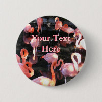 Bouton Flamant rose
