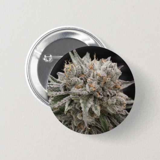 Badge Rond 5 Cm Bouton Fleur (Devant & derrière)