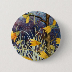 Badge Rond 5 Cm Bouton floral "Big Ditch Lily #2"