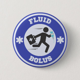 Badge Rond 5 Cm Bouton Flux
