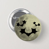 Badge Rond 5 Cm Bouton Flying Bats (Devant & derrière)