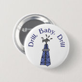 Badge Rond 5 Cm Bouton Forage, Bébé, Bouton Forage (Devant & derrière)