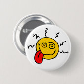 Badge Rond 5 Cm Bouton fou (Devant & derrière)