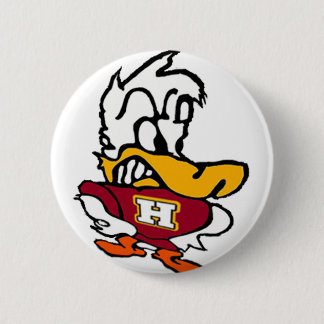 Badge Rond 5 Cm Bouton fou de canard