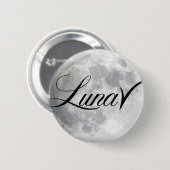 Badge Rond 5 Cm Bouton fou de lune (Devant & derrière)