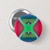 Badge Rond 5 Cm Bouton fractal (Devant & derrière)