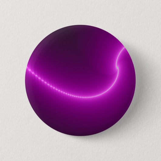 Badge Rond 5 Cm Bouton fractal du choc électrique (Devant)