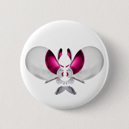 Badge Rond 5 Cm Bouton frais (Devant)