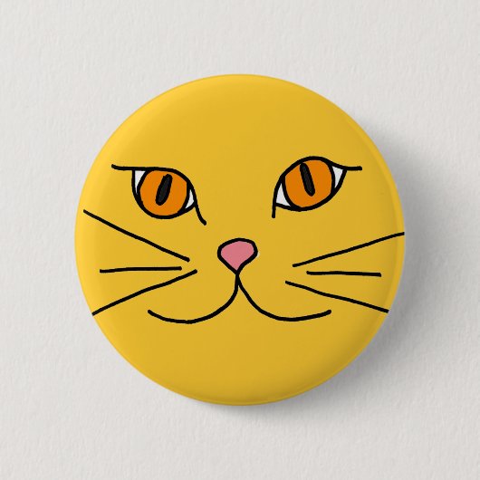 Badge Rond 5 Cm Bouton frais de chat de CS (Devant)