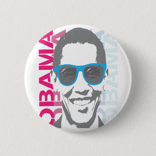 Badge Rond 5 Cm Bouton frais d'Obama 2012