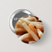 Badge Rond 5 Cm Bouton Français Fries (Devant & derrière)