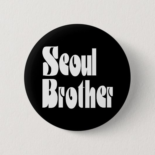 Badge Rond 5 Cm Bouton frère de Séoul (Devant)