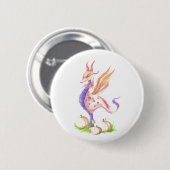 Badge Rond 5 Cm Bouton Fricka the Dragon (Devant & derrière)