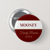 Badge Rond 5 Cm Bouton FUN, CUSTOM Family Réunion (Devant & derrière)