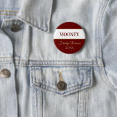 Badge Rond 5 Cm Bouton FUN, CUSTOM Family Réunion (En situation)