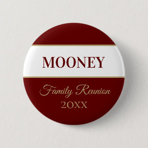 Badge Rond 5 Cm Bouton FUN, CUSTOM Family Réunion