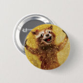 Badge Rond 5 Cm Bouton furieux heureux (Devant & derrière)