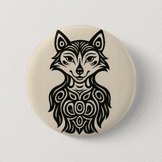Badge Rond 5 Cm Bouton Furry (Devant)
