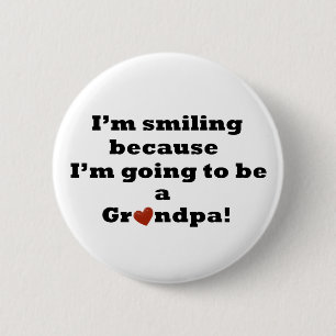 Badge Rond 5 Cm Bouton futur grand-père