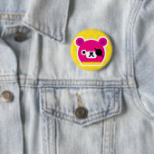 Badge Rond 5 Cm Bouton - gauchisant (En situation)