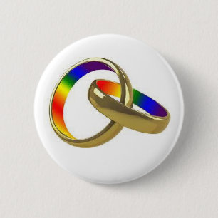 Badge Rond 5 Cm bouton gaylesbian d'égalité de mariage