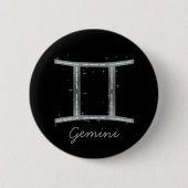 Badge Rond 5 Cm Bouton Gemini (Devant)