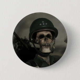 Badge Rond 5 Cm Bouton général de la mort