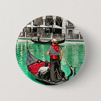 Badge Rond 5 Cm Bouton : Gondolier