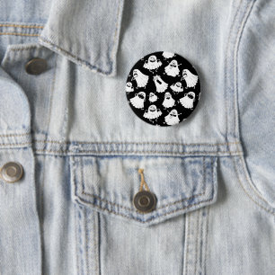 Badge Rond 5 Cm Bouton Goofy Ghosts