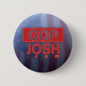 Badge Rond 5 Cm Bouton GOP Josh (Devant)