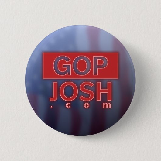 Badge Rond 5 Cm Bouton GOP Josh (Devant)