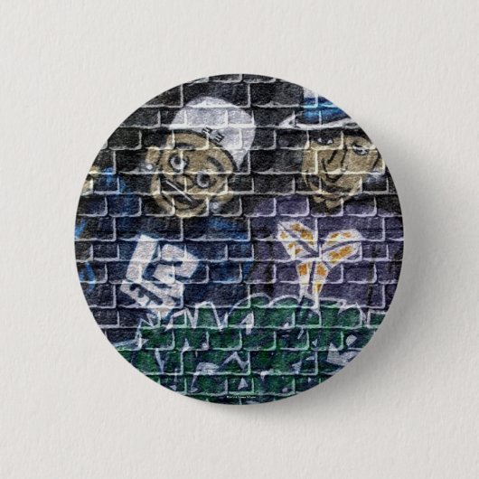 Badge Rond 5 Cm Bouton Graffiti (Devant)