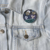 Badge Rond 5 Cm Bouton Graffiti (En situation)