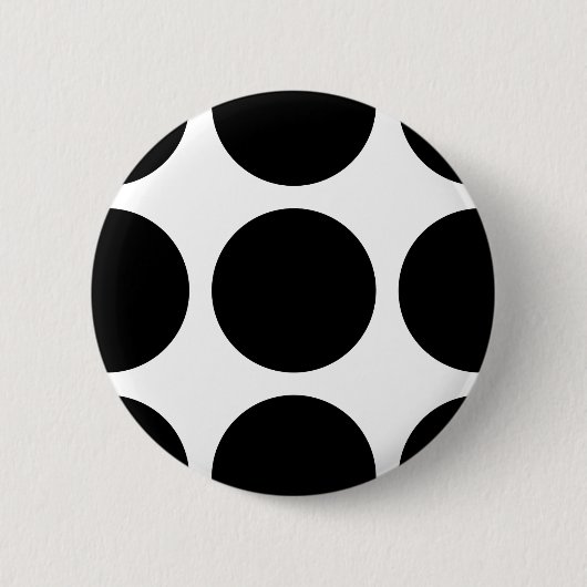 Badge Rond 5 Cm Bouton Grand Pois (Devant)