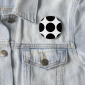 Badge Rond 5 Cm Bouton Grand Pois (En situation)