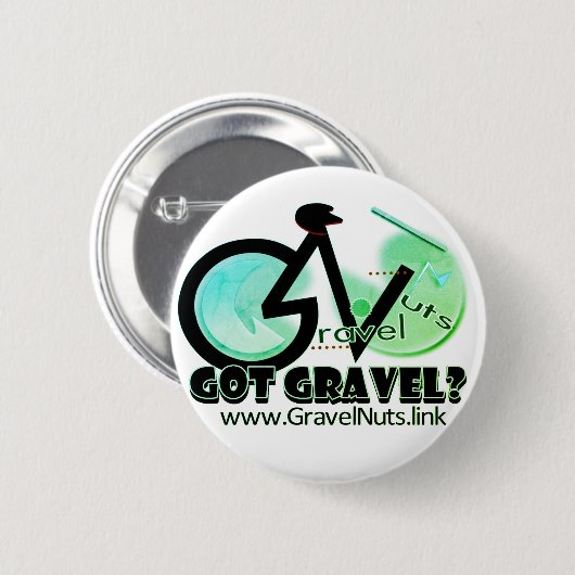 Badge Rond 5 Cm Bouton GravelNuts (Devant & derrière)