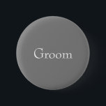 Badge Rond 5 Cm Bouton gris de marié<br><div class="desc">Parfois nous voulons juste qu'un gris gentil exprime comment nous nous sentons ou demeure neutre de genre dans notre donner de cadeau.   C'est une couleur gentille qui obtient un mauvais coup sec et dur.   Changeons la manière que le monde regarde le gris ensemble.</div>
