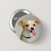 Badge Rond 5 Cm Bouton grossier de chiwawa (Devant & derrière)