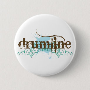 Badge Rond 5 Cm Bouton grunge frais de Drumline