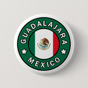 Badge Rond 5 Cm Bouton Guadalajara Mexico