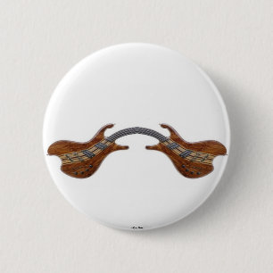 Badge Rond 5 Cm Bouton Guitare 2010